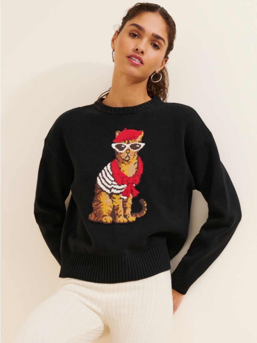 Porridge Jack The Cat Sweater